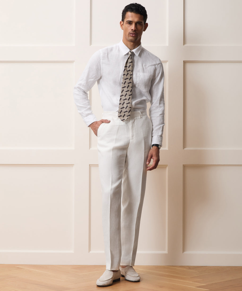 Italian Linen Sutton Trouser