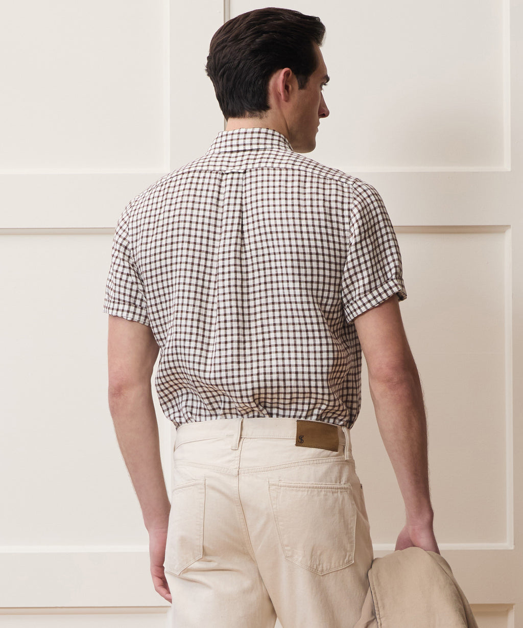 Linen Point Collar Shirt