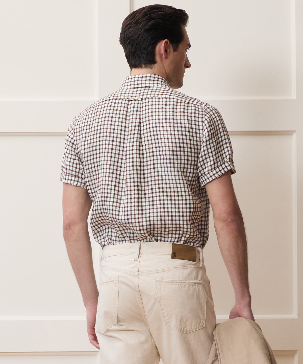 Linen Point Collar Shirt