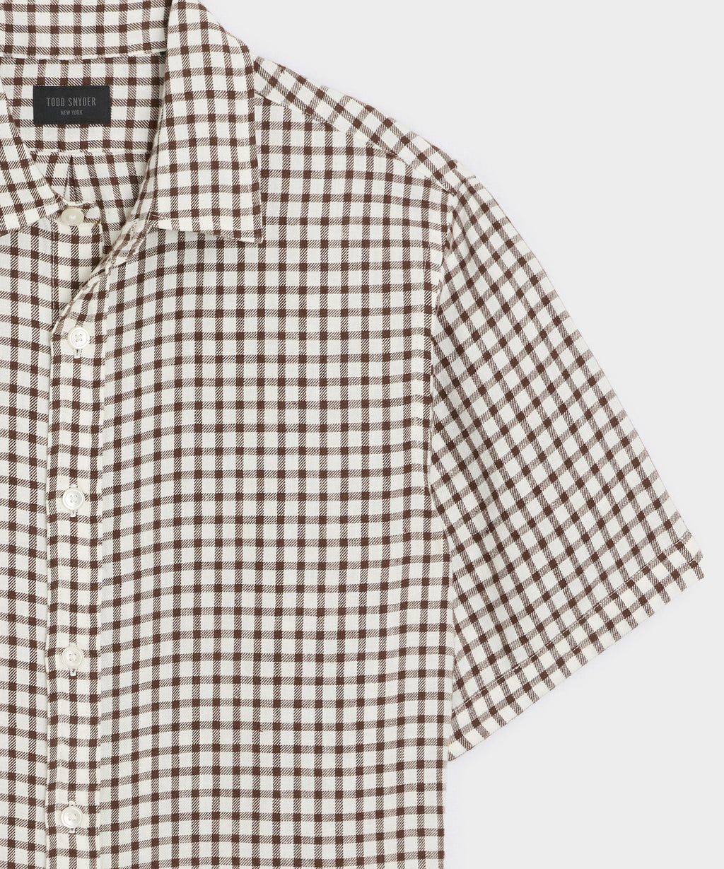 Linen Point Collar Shirt