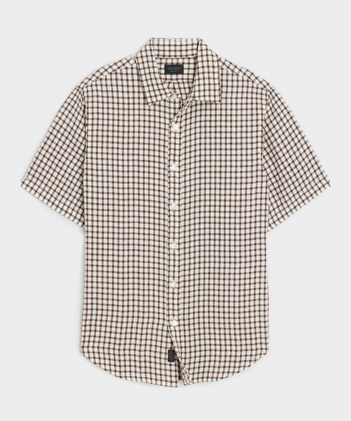 Linen Point Collar Shirt