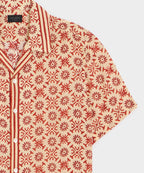 Embroidered Voile Capri Shirt