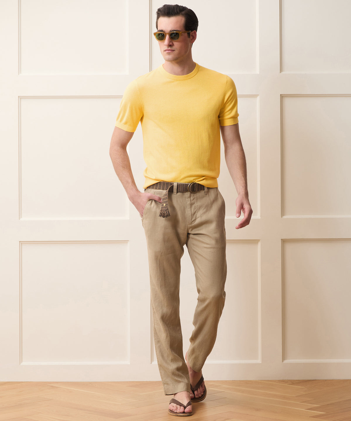 Silk-Cashmere Sweater Tee