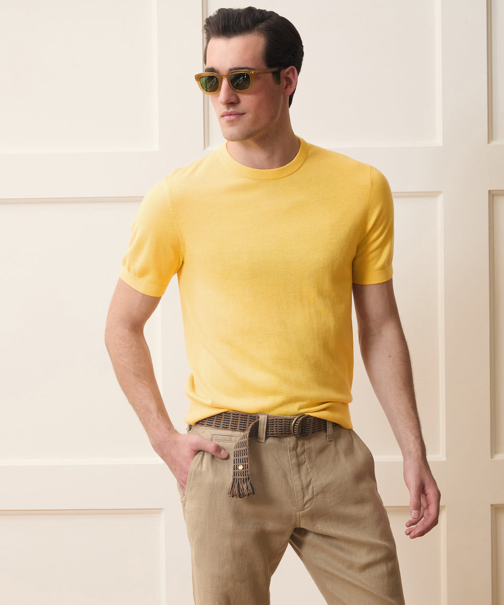Silk-Cashmere Sweater Tee