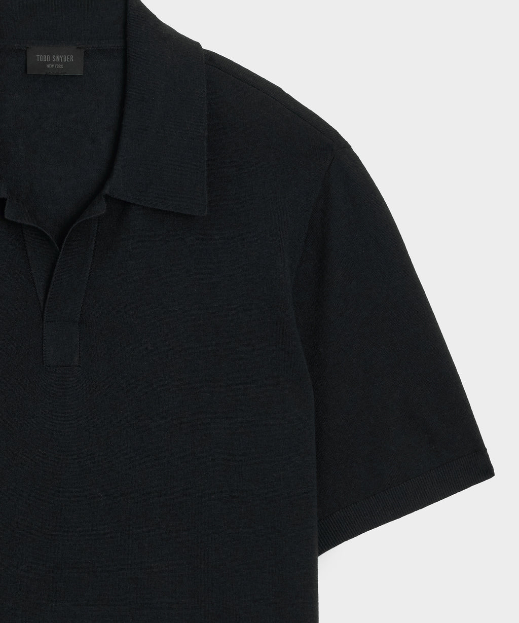 Silk-Cashmere Montauk Sweater Polo
