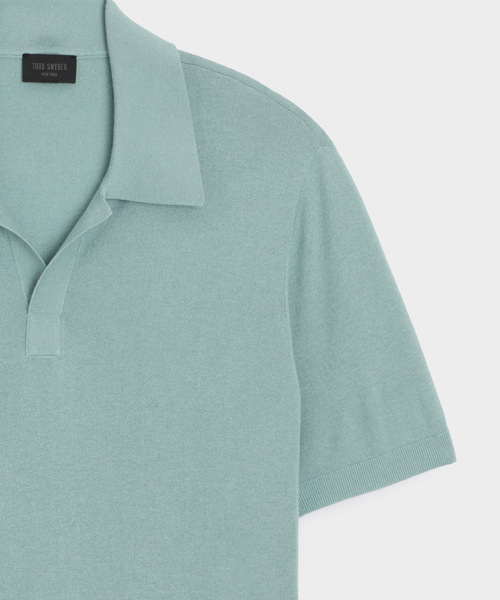 Silk-Cashmere Montauk Sweater Polo