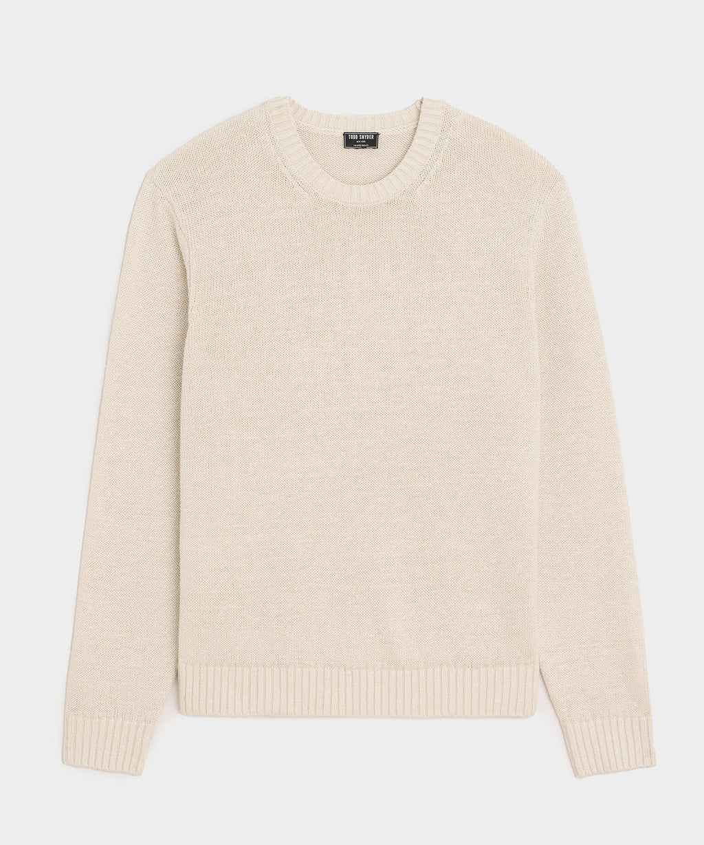 Linen Crewneck Sweater
