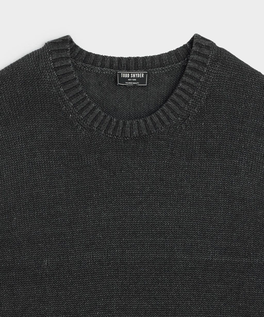 Linen Crewneck Sweater