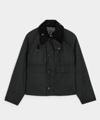 Barbour Spey Wax Jacket in Black