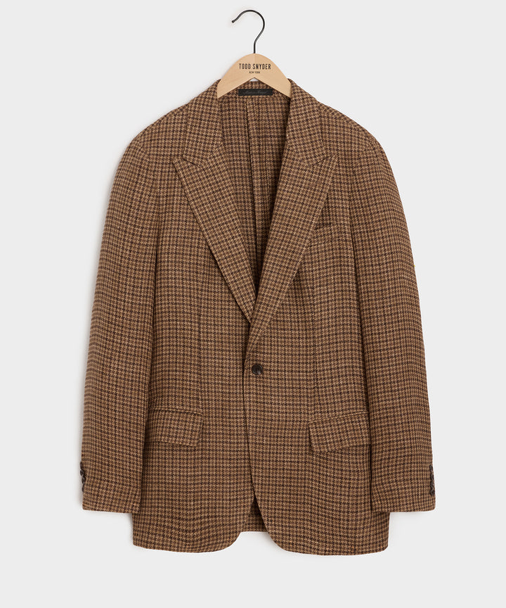 Italian Linen Houndstooth Sport Coat
