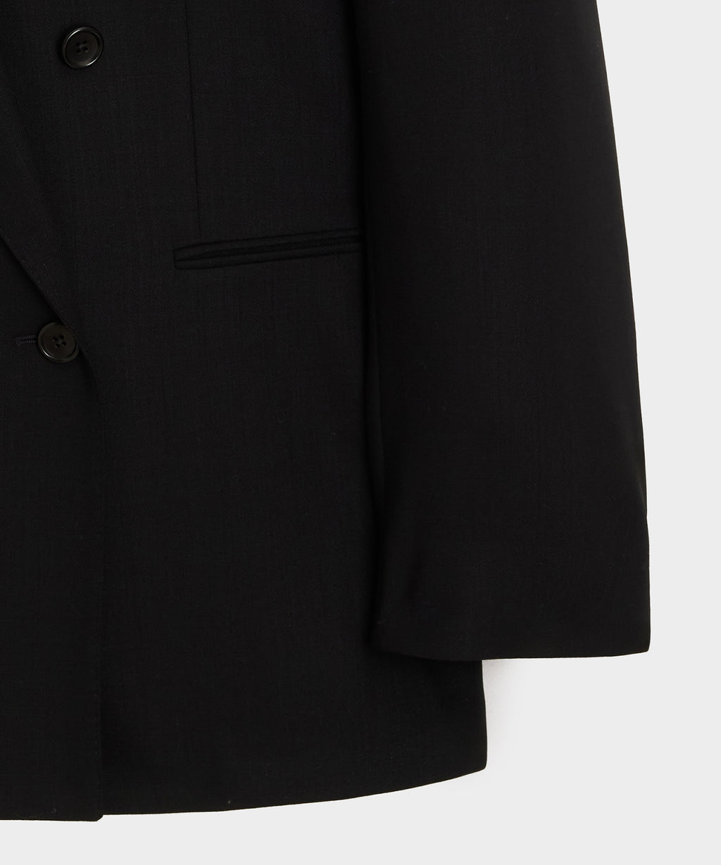 Italian Wool Double-Breasted Hollywood Jacket