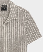 Italian Bouclé Knit Cabana Shirt