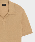 Silk-Cashmere Montauk Sweater Polo