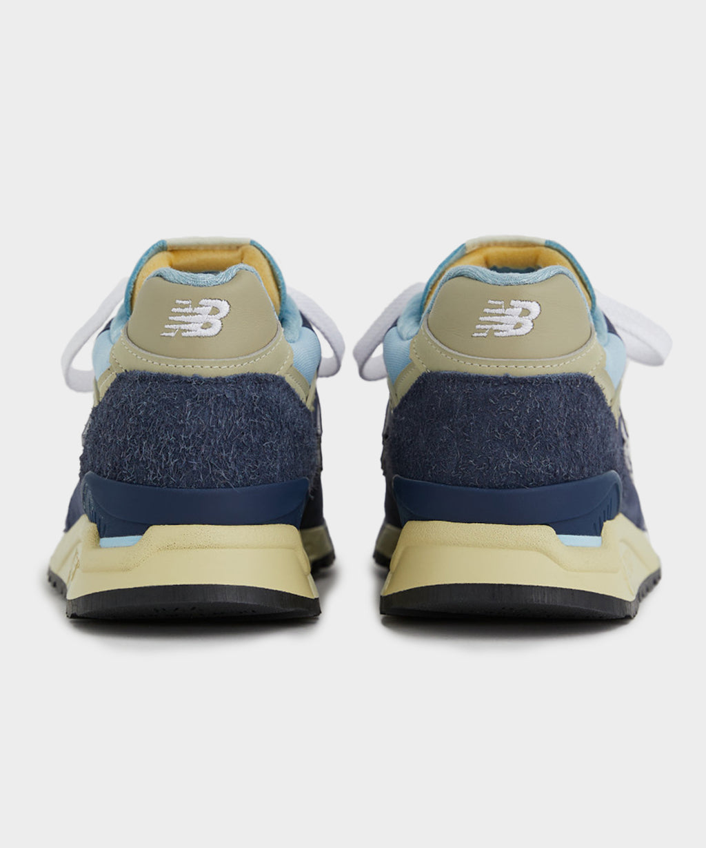 New Balance Made in USA 998 in Navy + Chrome Blue