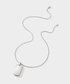 John Hardy Sterling Silver Tag Pendant Necklace
