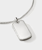 John Hardy Sterling Silver Tag Pendant Necklace