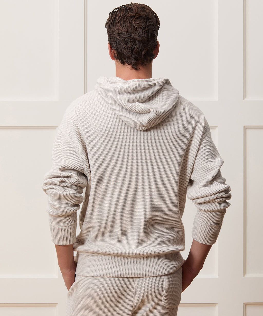 Portuguese Cotton Waffle Hoodie