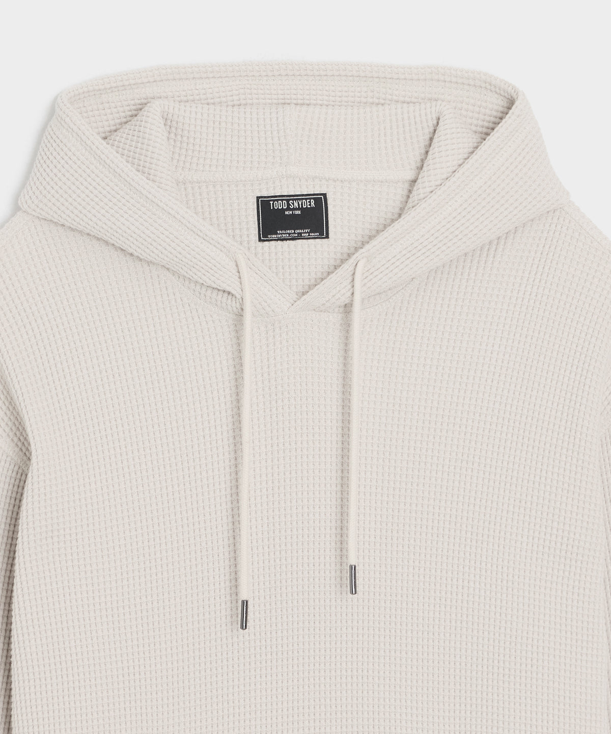 Portuguese Cotton Waffle Hoodie
