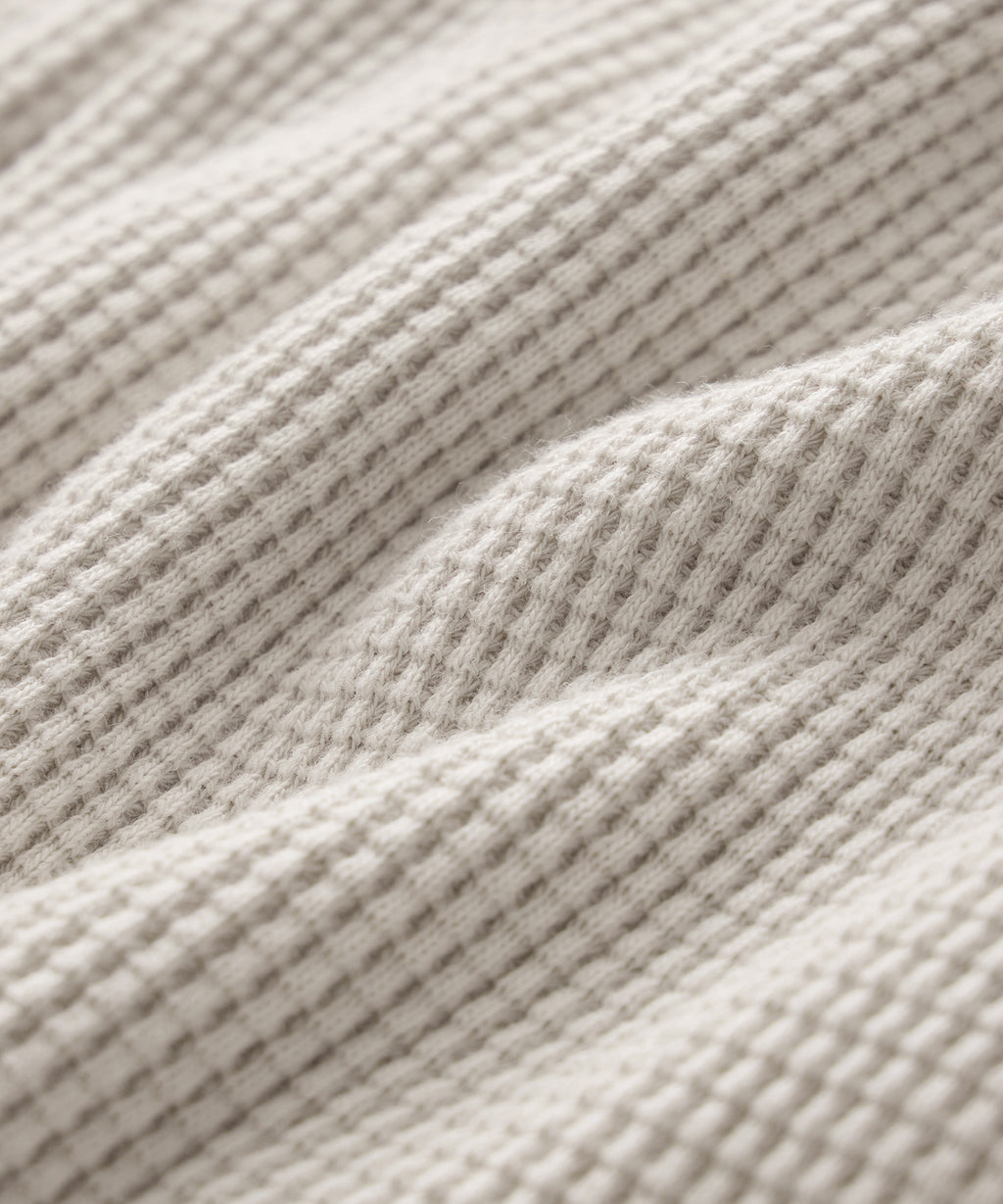 Portuguese Cotton Waffle Hoodie