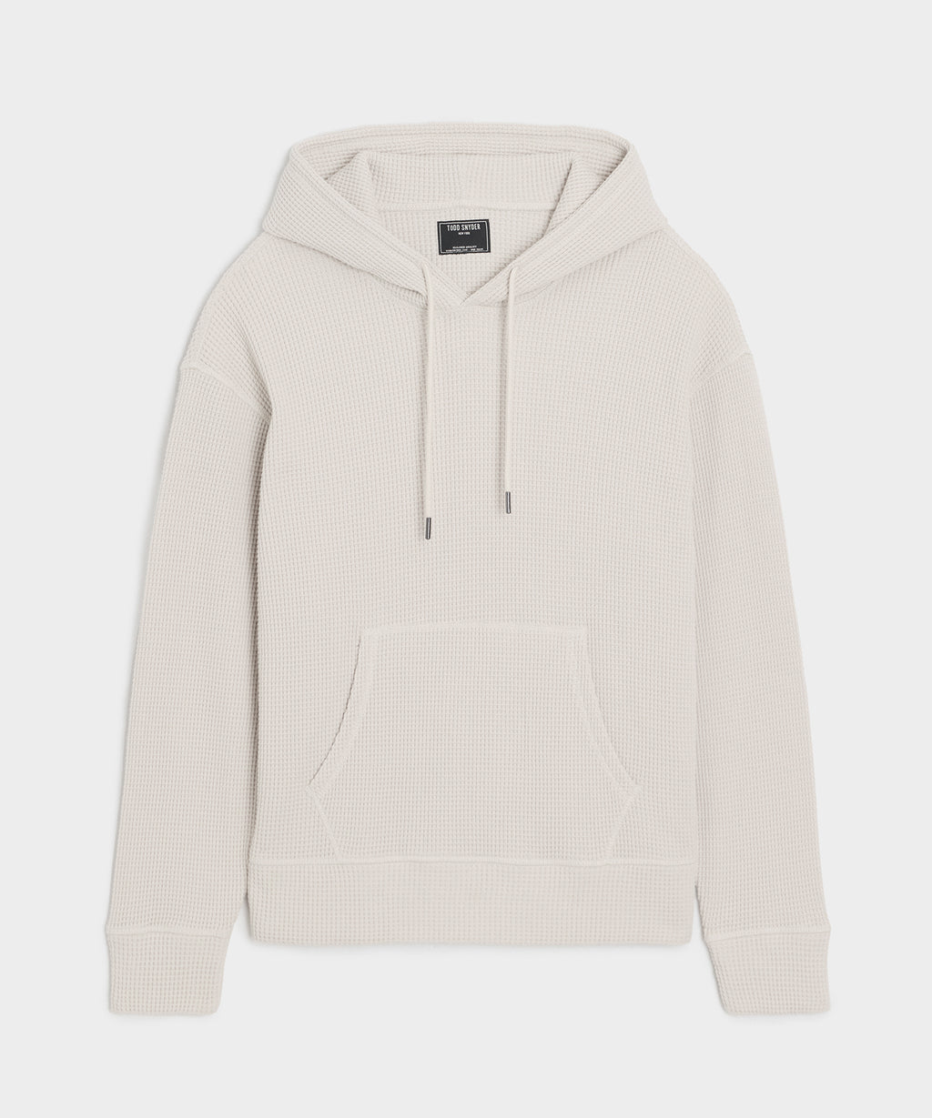 Portuguese Cotton Waffle Hoodie