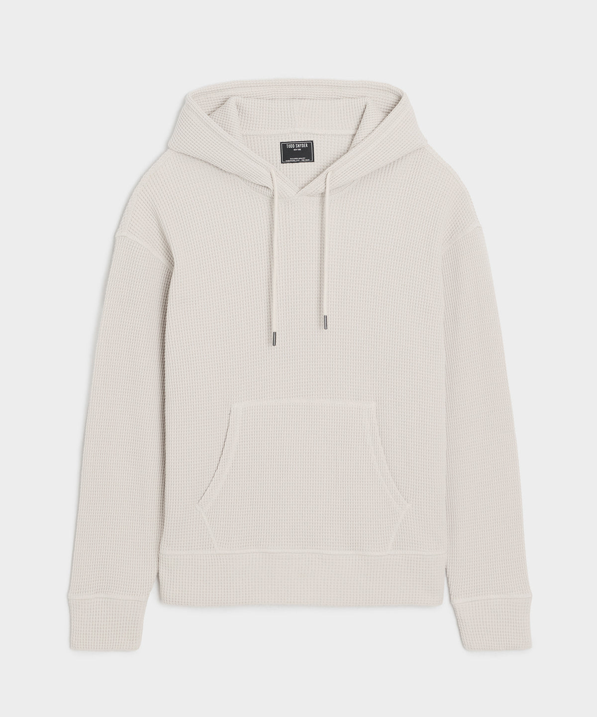 Portuguese Cotton Waffle Hoodie