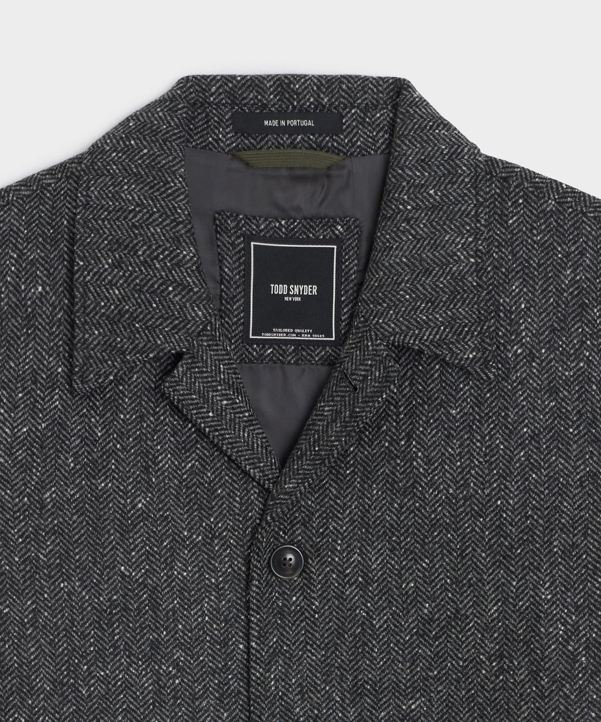 Italian Wool Herringbone Chore Coat