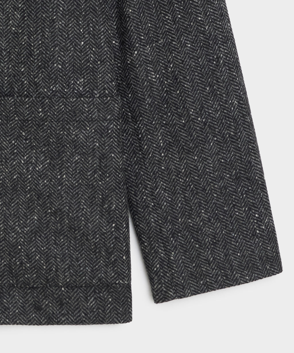 Italian Wool Herringbone Chore Coat