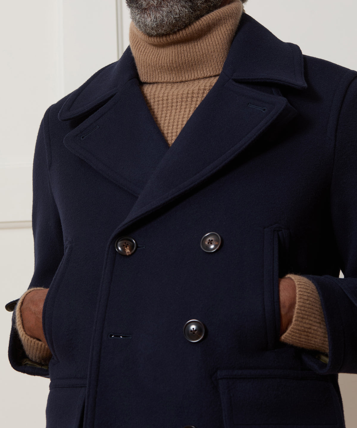 Italian Wool-Cashmere Peacoat