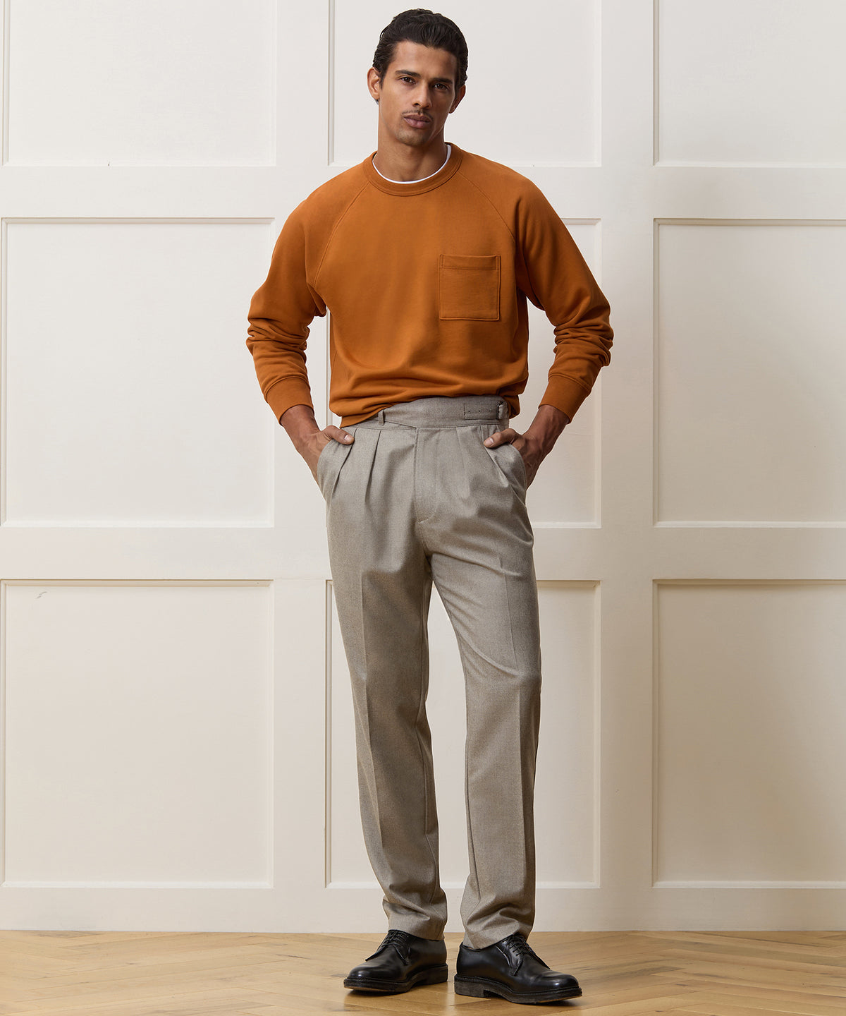 Italian Flannel Gurkha Trouser