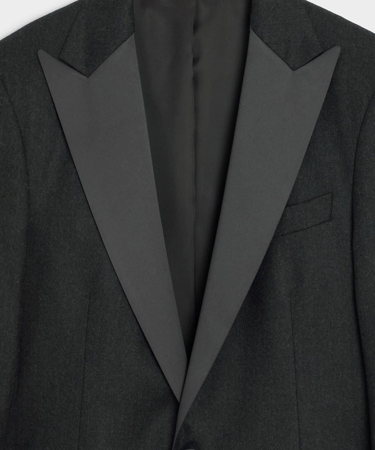 Italian Flannel Tuxedo Jacket
