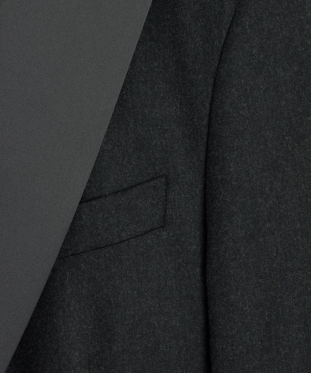 Italian Flannel Tuxedo Jacket