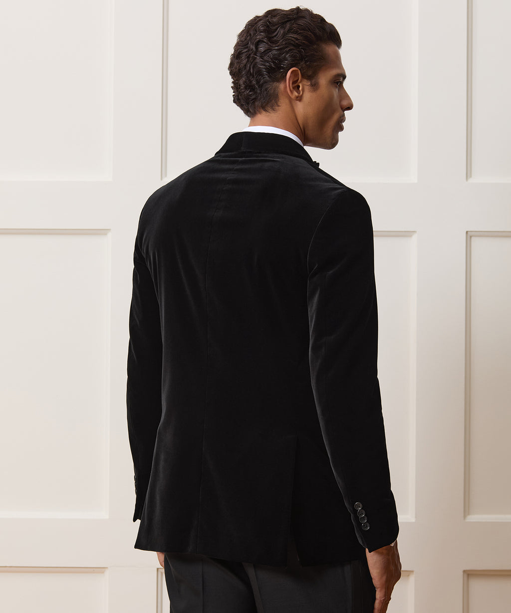 Italian Velvet Double-Breasted Dinner Jacket