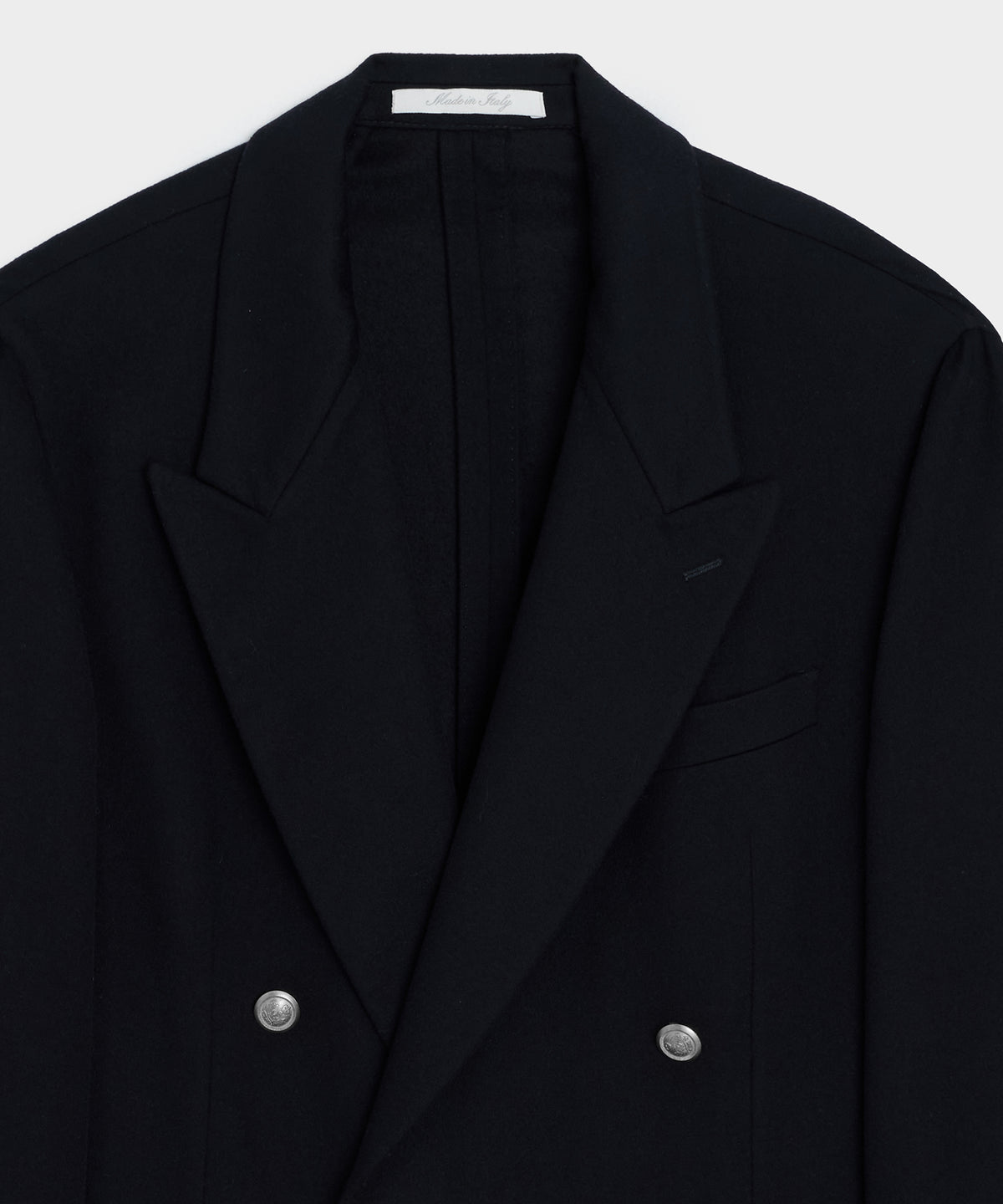 Italian Cashmere Double-Breasted Wythe Jacket
