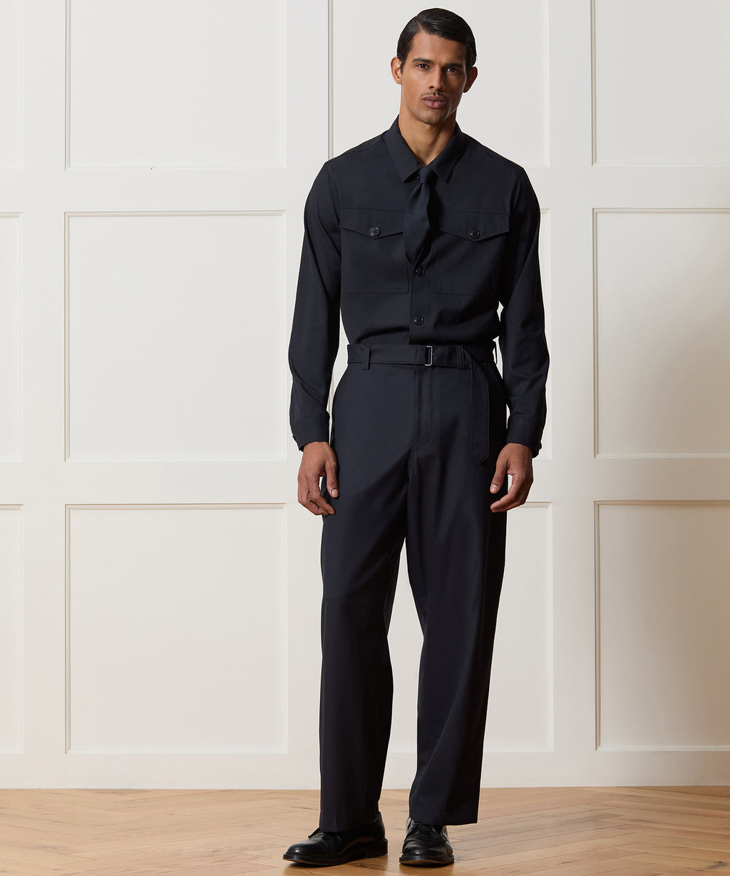 Italian Cavalry Twill Utility Shirt