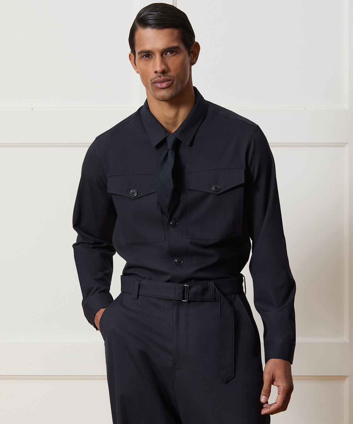 Italian Cavalry Twill Utility Shirt