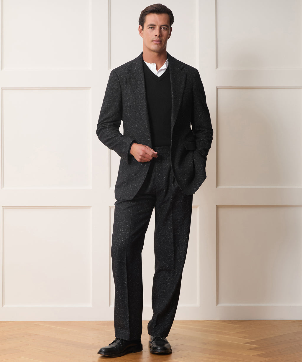 Italian Silk Donegal Wythe Trouser