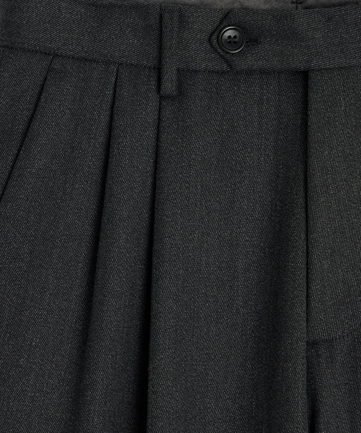 Italian Cavalry Twill Wythe Trouser in Charcoal