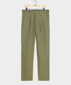 Straight Fit Irish Linen Side Tab Trouser