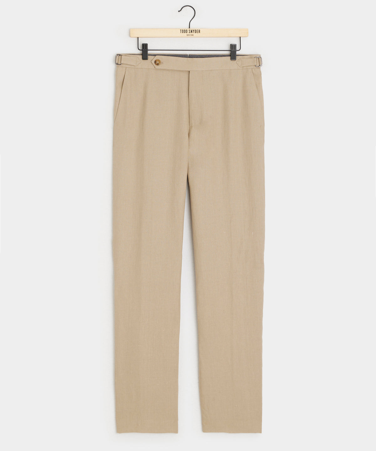 Italian Linen Side Tab Trouser
