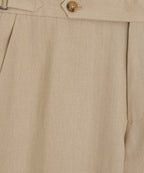 Italian Linen Side Tab Trouser