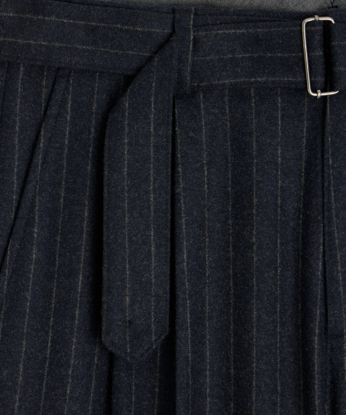Italian Wool Self Belt Trouser