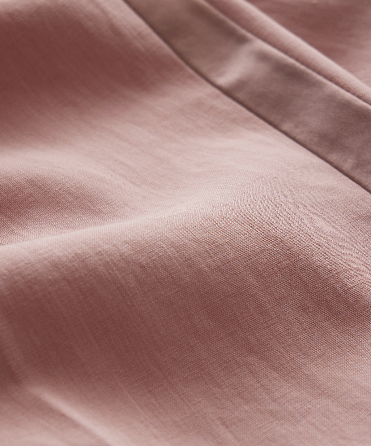 Relaxed Italian Sueded Linen Tuxedo Trouser
