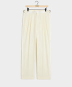 Relaxed Italian Wool Tuxedo Trouser