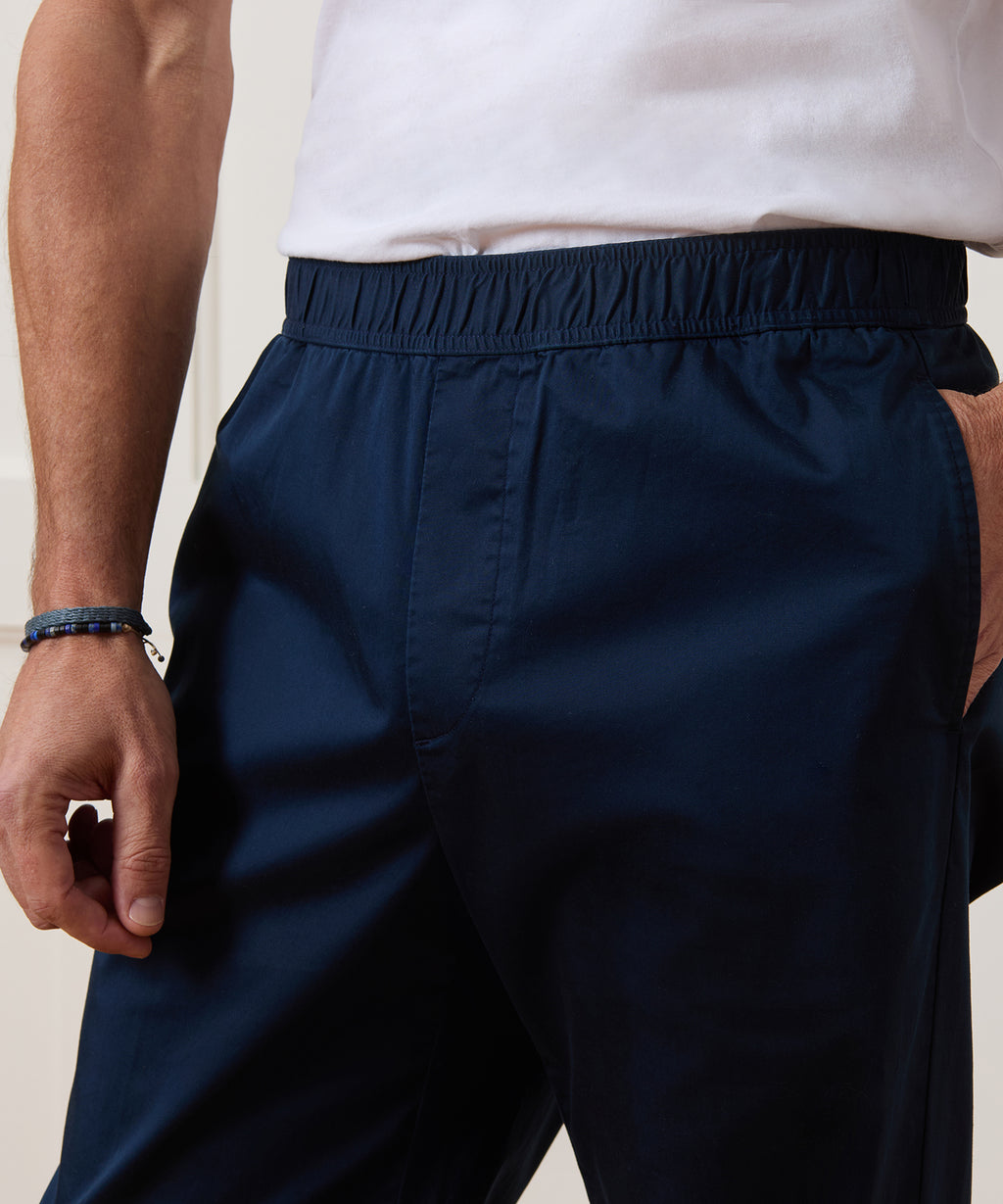 Relaxed Poplin Leisure Pant