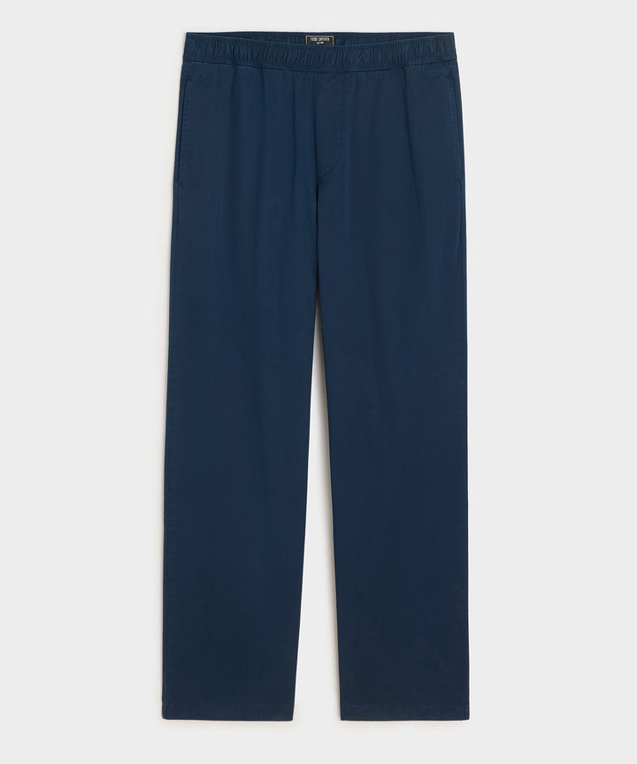 Relaxed Poplin Leisure Pant