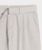 8" Cotton Self-Belt Short