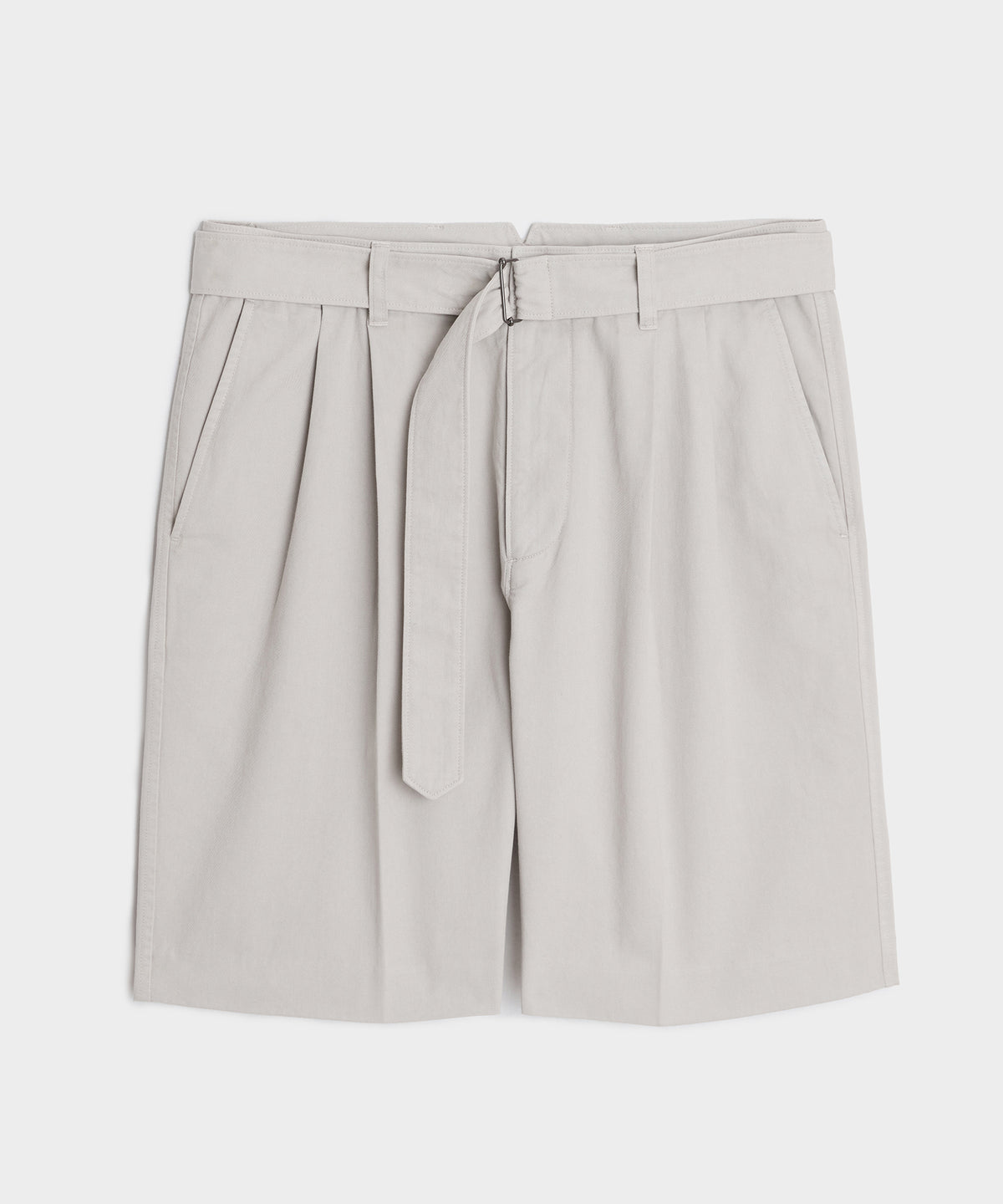 8" Cotton Self-Belt Short