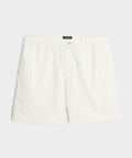 5" Embroidered Cotton Beachcomber Short