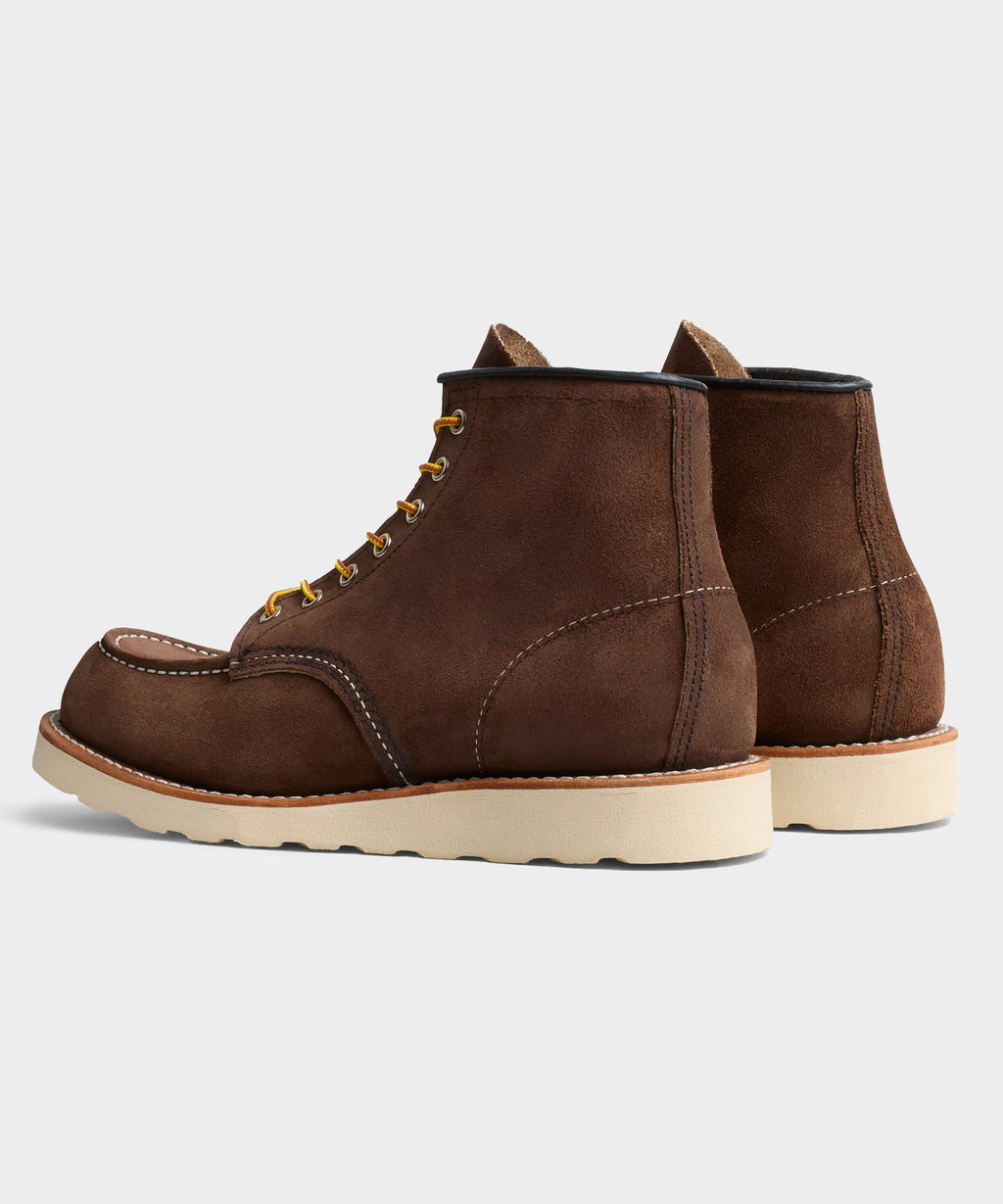Red Wing 6-in Classic Suede Moc Boot