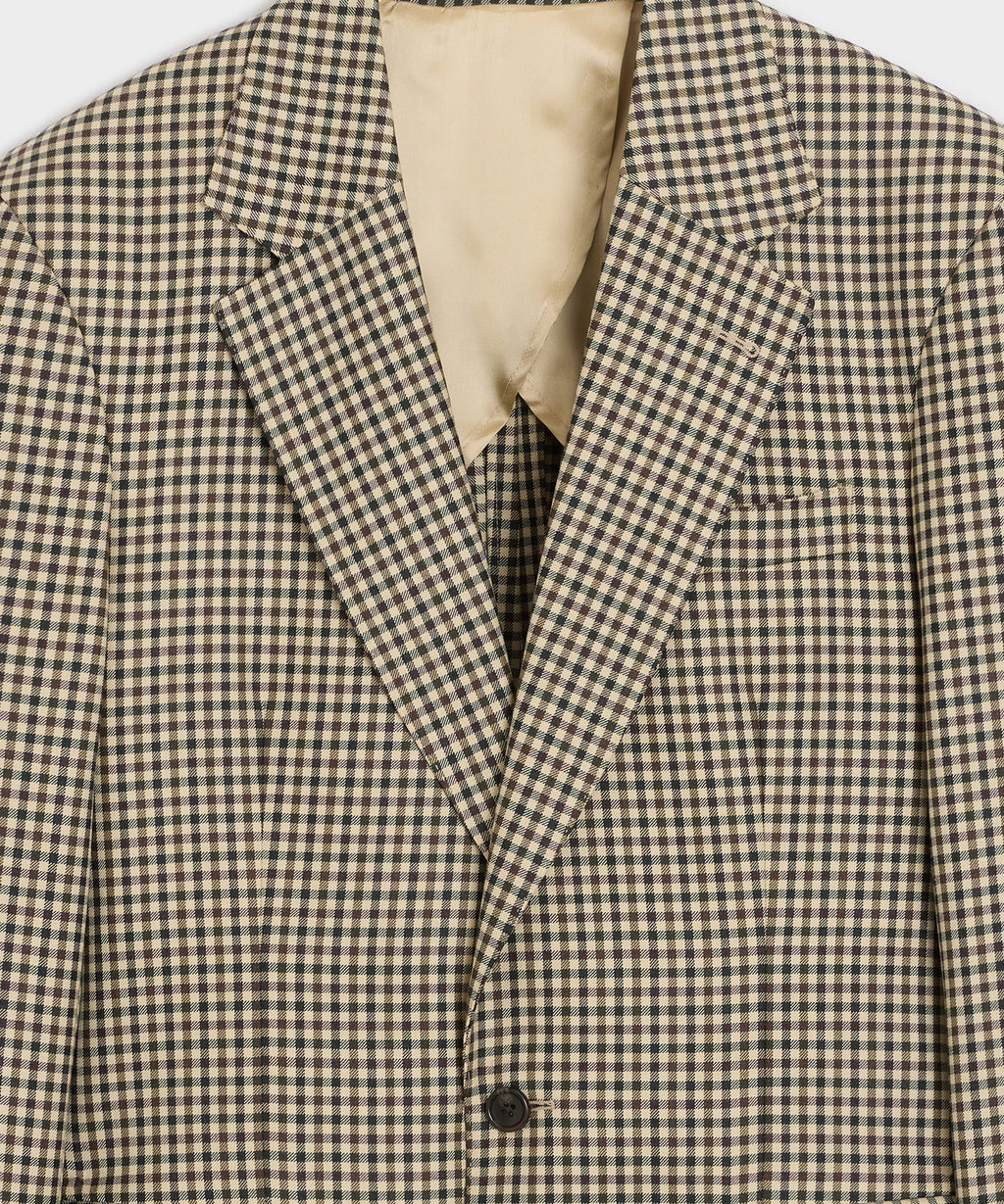 Italian Wool Gingham Wythe Jacket